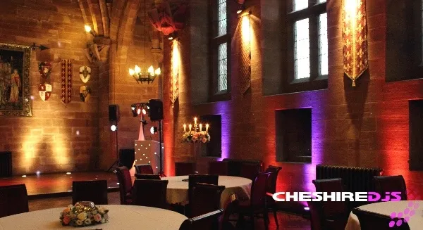 Peckforton Castle Event Lighting